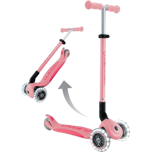 MONOPATTINO- 3R- GLOBBER- PRIMO FOLDABLE LIGHTS- PLUS-  PINK PASTEL