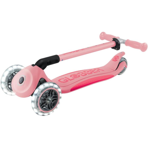 MONOPATTINO- 3R- GLOBBER- PRIMO FOLDABLE LIGHTS- PLUS-  PINK PASTEL