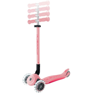 MONOPATTINO- 3R- GLOBBER- PRIMO FOLDABLE LIGHTS- PLUS-  PINK PASTEL