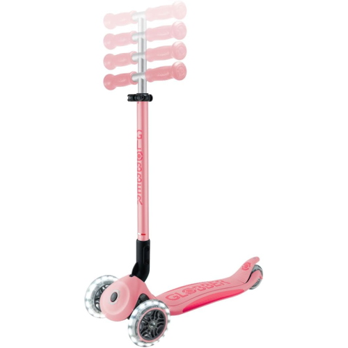 MONOPATTINO- 3R- GLOBBER- PRIMO FOLDABLE LIGHTS- PLUS-  PINK PASTEL