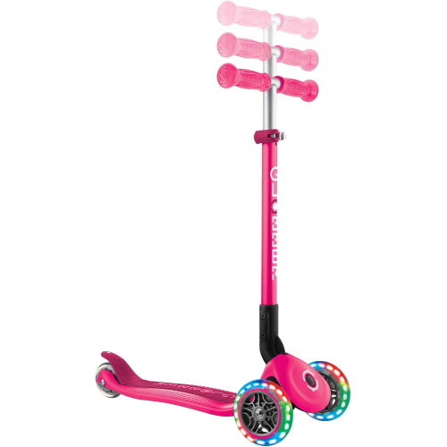MONOPATTINO- 3R- GLOBBER- PRIMO FOLDABLE LIGHTS- PINK NEON