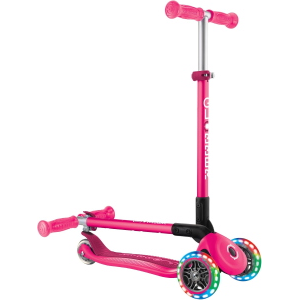 MONOPATTINO- 3R- GLOBBER- PRIMO FOLDABLE LIGHTS- PINK NEON
