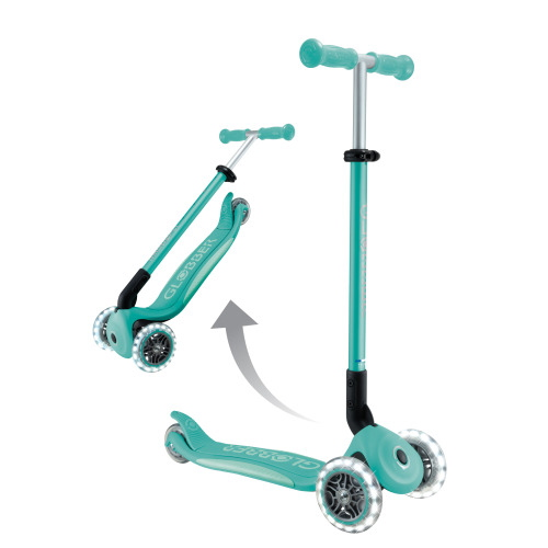 MONOPATTINO- 3R- GLOBBER- PRIMO FOLDABLE LIGHTS- PLUS-  FUCHSIA SKY