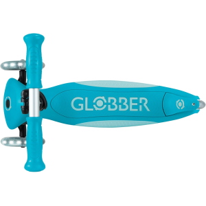 MONOPATTINO- 3R- GLOBBER- PRIMO FOLDABLE LIGHTS- PLUS-  AQUA