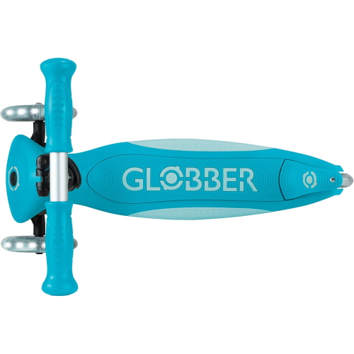 MONOPATTINO- 3R- GLOBBER- PRIMO FOLDABLE LIGHTS- PLUS-  AQUA