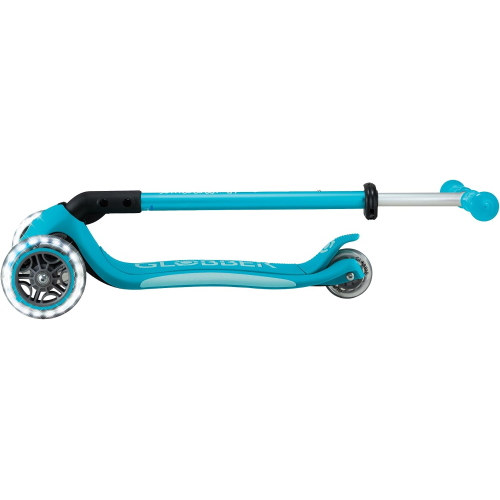 MONOPATTINO- 3R- GLOBBER- PRIMO FOLDABLE LIGHTS- PLUS-  AQUA