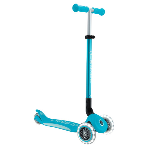 MONOPATTINO- 3R- GLOBBER- PRIMO FOLDABLE LIGHTS- PLUS-  APPLE GREEN