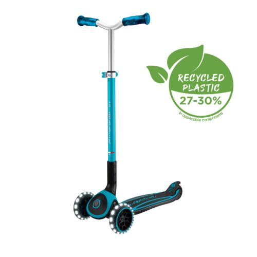 MONOPATTINO- 3R- GLOBBER- ACE LIGHTS-  AQUA