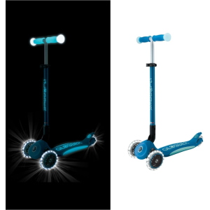 MONOPATTINO- 3R- GLOBBER- ELITE GLOW  LIGHTS- PLUS-  PETROL BLUE