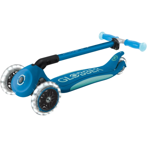 MONOPATTINO- 3R- GLOBBER- ELITE GLOW  LIGHTS- PLUS-  PETROL BLUE