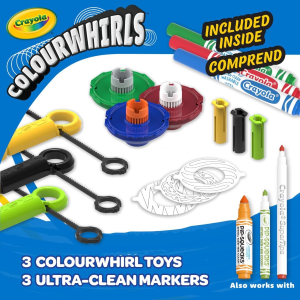 CRAY- COLORWHIRLS - 3 COLORI