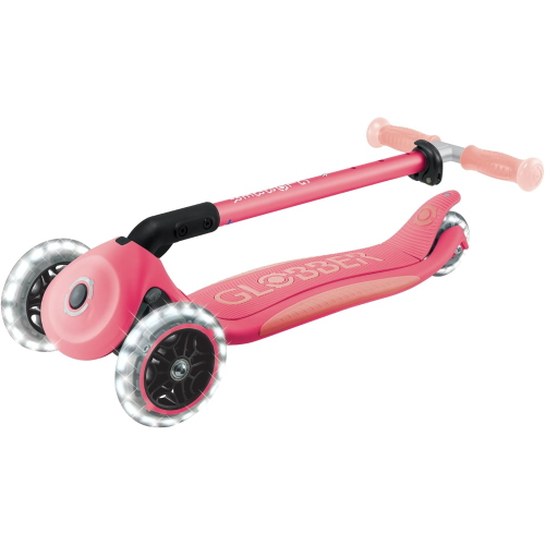 MONOPATTINO- 3R- GLOBBER- ELITE GLOW  LIGHTS- PLUS-  PASTEL PINK 