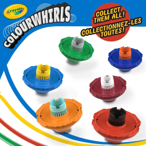 CRAY- COLORWHIRLS - 3 COLORI