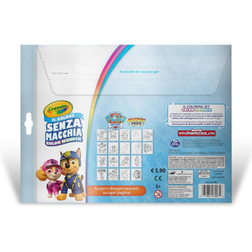 COLORING SET CW - PAW PATROL