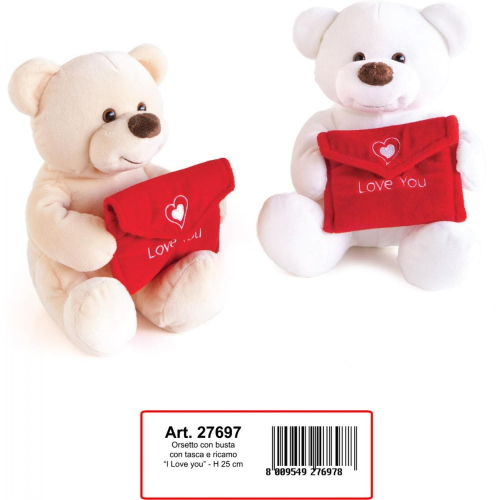 SV ORSO 25CM C/BUSTA 2COL