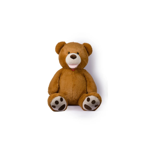 PEL.- ORSO CM 150  MARRONE BOCC/AP. ZAMPE RICAMATE