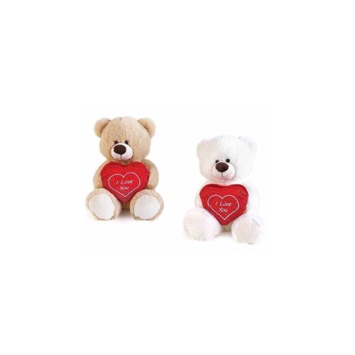SV ORSO 20CM C/TASCA CUORE 2COL