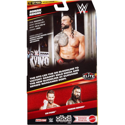 WWE - PERS. ELITE TOP PICKS- ROMAN REIGNS