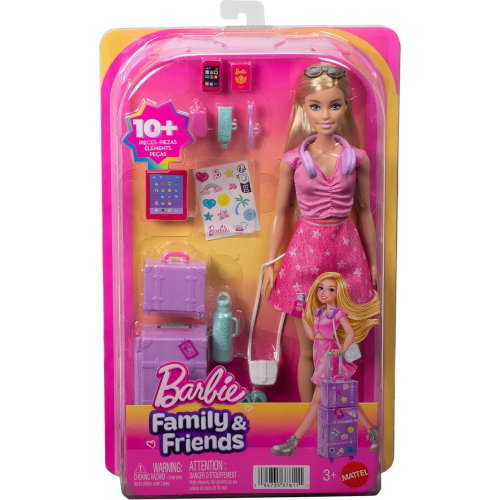 BARBIE - FAMILY & FRIENDS - MALIBU´C/ 10 PZ ACC.