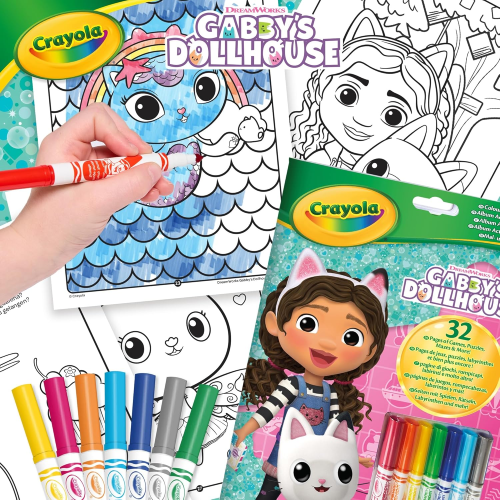 ALBUM ATTIVITA´ COLORING - GABBY DOLLHOUSE