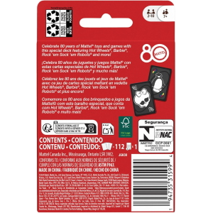 CARTE - UNO 80TH ANNIVERSARIO