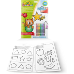 ALBUM DA COLORARE CON PASTELLI COLOR&SHAPE MINI KIDS