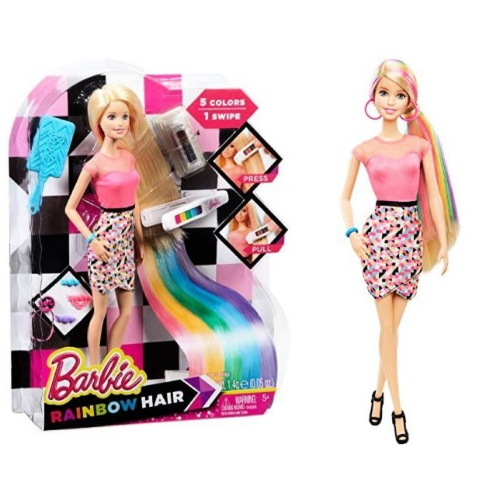 BARBIE - CAPELLI ARCOBALENO