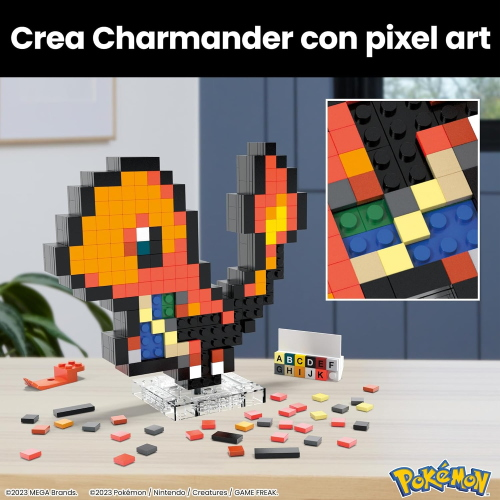 POCKEMON- CHARMANDER PIXEL ART