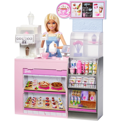 BARBIE - COFFEE SHOP W/DOLL 