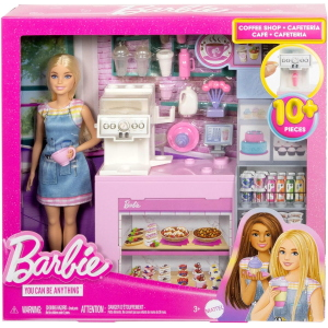 BARBIE - COFFEE SHOP W/DOLL 