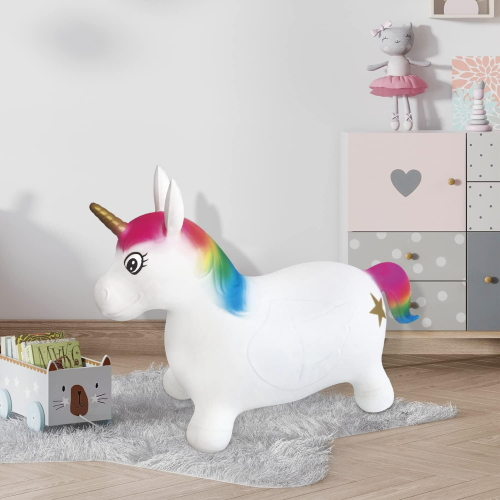 $ CAVALCABILE UNICORNO GONFIABILE
