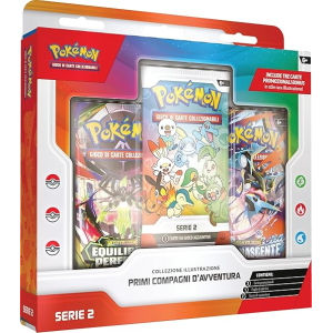 CG- POKEMON- COLLEZ. ILLUSTRAZIONE PRIMI COMPAGNI AVVENTURA