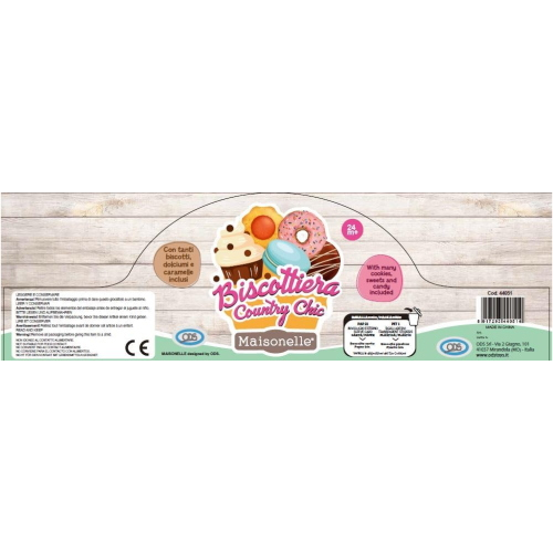 M.LLE - BISCOTTERIA COUNTRY CHIC 37 PZ
