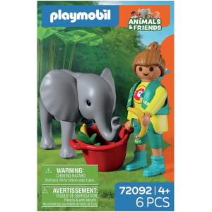 PLAY ZOO - ANIMALS & FRIENDS - CUCCIOLO DI ELEFANTE CON CUSTODE
