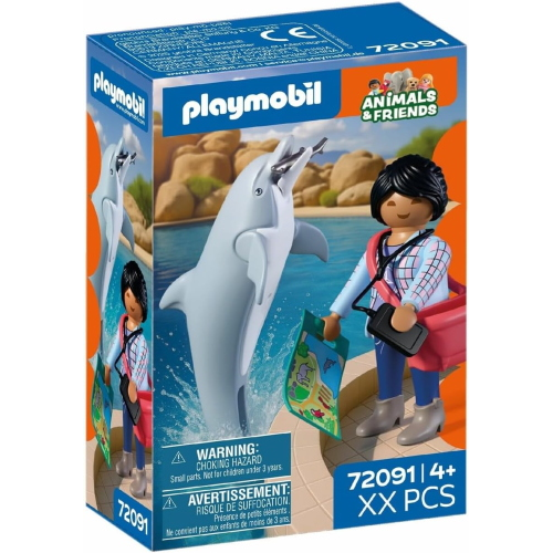 PLAY ZOO - ANIMALS & FRIENDS - DELFINO E VISITATORE