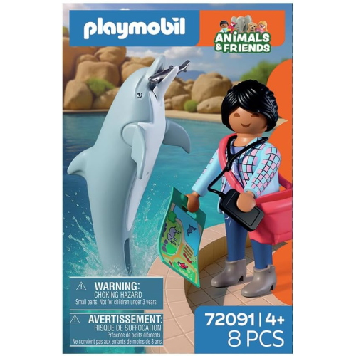 PLAY ZOO - ANIMALS & FRIENDS - DELFINO E VISITATORE