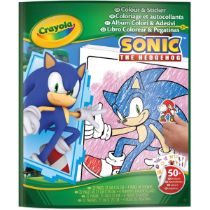 ALBUM ADESIVI COLORING - SONIC