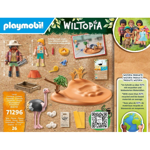 PLAY WILTOPIA- NIDO DI STRUZZO E CUSTODIA