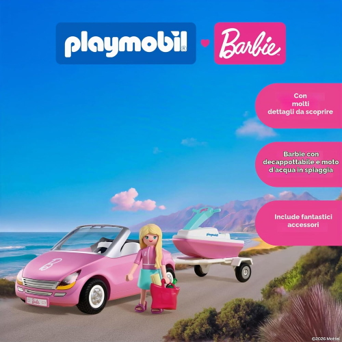 PLAY- BARBIE - CABRIOLET