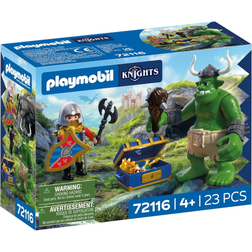 PLAY- KNIGHTS - TROLL CON TESORO DEI CAVALIERI DEL LEONE