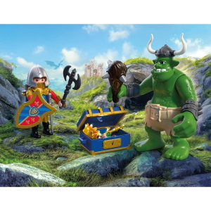 PLAY- KNIGHTS - TROLL CON TESORO DEI CAVALIERI DEL LEONE