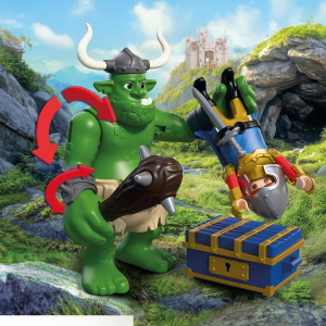 PLAY- KNIGHTS - TROLL CON TESORO DEI CAVALIERI DEL LEONE