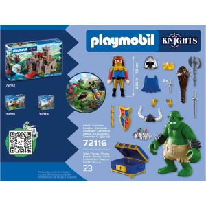 PLAY- KNIGHTS - TROLL CON TESORO DEI CAVALIERI DEL LEONE