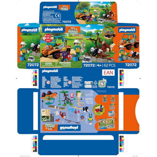 PLAY ZOO - ANIMALS & FRIENDS - GUARDIANO DI ZOO C/VEICOLO