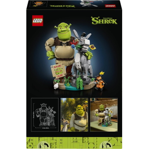 SHREK LEGO - SHREK, CIUCHINO E GATTO