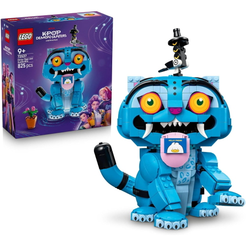 KPOP DEMON HUNTERS LEGO - DERPY LA TIGRE E SUSSIE LA GAZZA