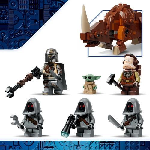 STAR WARS  LEGO - SANDCRAWLER E MUDHORN OFFWORLD