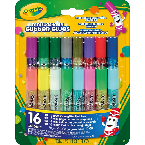 CRAY- MINICOLLA GLITTER 16 PZ