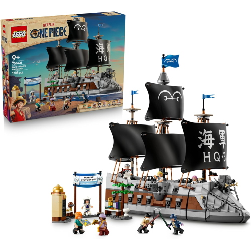 LEGO ONE PIECE - LA NAVE DA GUERRA DI GARP
