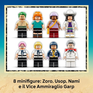 LEGO ONE PIECE - LA NAVE DA GUERRA DI GARP